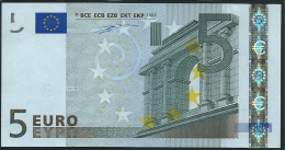 S ITALIA  5 EURO J001 B5  DUISENBERG   UNC - 5 Euro