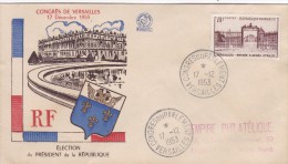 France 1953 - Lettre - Briefe U. Dokumente