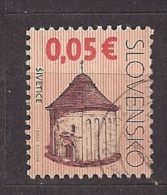 Slovakia Slowakei 2009 Gest ⊙ Mi 599 Rotunda Of St. Margaret In Sivetice. Cultural Heritage Of Slovakia. - Used Stamps