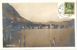 Beckenried - Vom Bootshafen Rüttenen Aus Gesehen           1927 - Beckenried