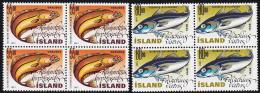 2001. Fish. 55 + 80 Kr. 4-Block.  (Michel: 971-972) - JF191856 - Usati