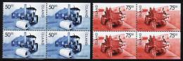 2000. Historical Cars  50 + 75 Kr. 4-Block.  (Michel: 949-950) - JF191859 - Used Stamps