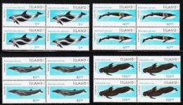 2001. Whalea Und Dolphins 5 + 40 + 80 + 100 Kr. 4-Block.  (Michel: 989-992) - JF191847 - Usati