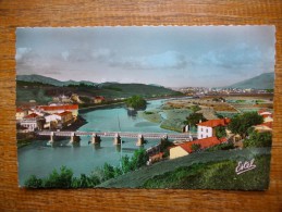 Béhobie , Frontière Franco-espagnol , La Bidassoa , Le Pont International Et L'ile Des Faisans - Béhobie