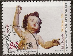 Portugal – 1997 Gold Carving 80. Used Stamp - Oblitérés