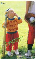 Baseball Sport  Enfant Daddy Télécarte Phonecard Telefonkarte (492) - Sport