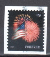 United States 2014 Star Spangled Banner Sc # 4855 - Mi 5047 BD Perf. 11¼:10¾ - Used - Gebruikt