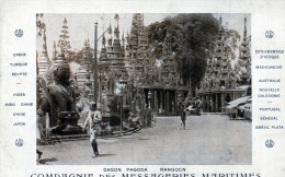 Dagon Pagoda. Rangoon. Compagnie Des Messageries Maritimes - Myanmar (Birma)