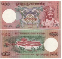 BHUTAN  500 Ngultrum  P33b  DATED 2011    UNC - Bhután