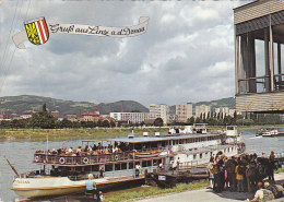 Linz - Schiff Ship Stadt Passau DDSG - Linz Urfahr