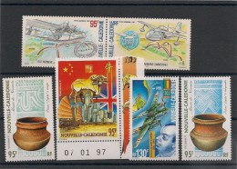 NOUVELLE CALÉDONIE Années 1987/2000 P.A. N°Y/T :342/46-348** - Used Stamps