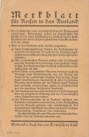 Publicité - Feuillet Information Voyage à L'Etranger - Allemagne - Merkblatt Für Reisen In Das Ausland - Publicités