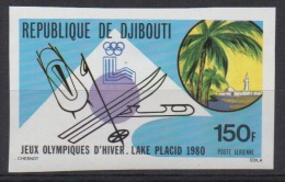 Djibouti Dschibuti 1980 IMPERF NON DENTELE Mi. 265 Jeux Olympiques D´hiver Winter Olympic Games Olympa Lake Placid Ski - Hiver 1980: Lake Placid