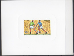 Djibouti Dschibuti 1986 Epreuve De Luxe Proof Mi. 461 FIFA World Cup WM Coupe Monde Mexico Soccer Football Fussball - Dschibuti (1977-...)