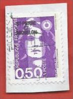 ST. PIERRE E MIQUELON USATO - 1990 - Marianne (Briat) - 0,50 ₣  - Michel PM 591 - Used Stamps