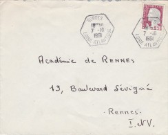 Cachet Octogonale - Lettre - Handstempels