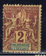 F+ Ozeanien 1892 Mi 2 Mlh Allegorie - Unused Stamps