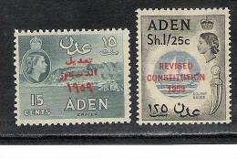 ADEN 1959 ´ Revised Constitution,  2v Complete Set ,  MNH (**) - Aden (1854-1963)