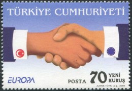 TURQUIA AÑO 2006 YVERT Nº 3236 ** MNH Sellos Nuevos Sin Fijasellos - EUROPA - LA INTEGRACION - Ungebraucht