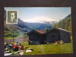 Carte Postale Telemark Mount Gausta 1964 - Briefe U. Dokumente