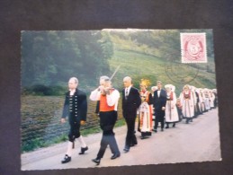 Carte Postale Wedding In Granvin 1964 - Covers & Documents