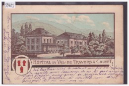 COUVET - HOPITAL DU VAL DE TRAVERS - B ( LEGERS PLIS ) - Travers