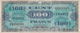 BILLETS - TRESOR - VERSO FRANCE - N°68998949  SERIE 8   - 100 FRANCS - 1945 Verso Francés