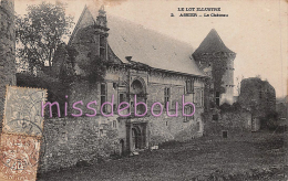 46 - ASSIER - Le Château - 1905 - 2 Scans - Assier
