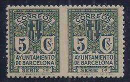 ESPAÑA/BARCELONA 1932/35 - Edifil #9spv Sin Dentar Entre Sellos - MLH * - Barcelona