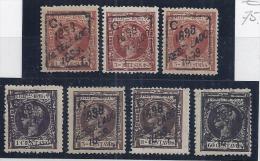 ESPAÑA/FILIPINAS 1898 - Edifil #151,153,154,155,157,160 Y 164 - Philippinen