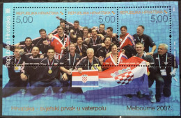 Croatia, 2007, Mi: Block 28 (MNH) - Wasserball