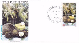 WALLIS Et FUTUNA 1994 @ Enveloppe Premier Jour FDC La NOIX De COCO 36 F - FDC