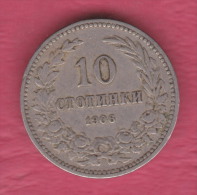 F5087 / - 10 Stotinki - 1906 - Bulgaria Bulgarie Bulgarien Bulgarije - Coins Monnaies Munzen - Bulgarije