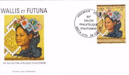 WALLIS Et FUTUNA 1996 @ Enveloppe Premier Jour FDC 50 ème Salon Philatélique - Femme Des Iles 175 F - FDC