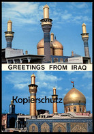 ÄLTERE POSTKARTE GREETINGS FROM IRAQ IRAK SAMARRA GOLDEN MOSQUE Goldene Moschee Cpa Postcard Ansichtskarte AK - Iraq