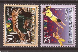 2002 3076-77  EUROPA  SERBIA SRBIJA  JUGOSLAVIJA JUGOSLAWIEN ZIRKUS  MNH - Sonstige & Ohne Zuordnung