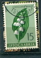 Yougoslavie 1963 - YT 931 (o) Sur Fragment - Muguet - Usati