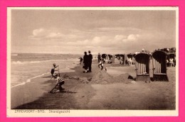 Zandvoort Bad - Strandgezicht - Cabines De Soleil En Osier - Plage - Animée - Enfants - REMBRANDT - Zandvoort