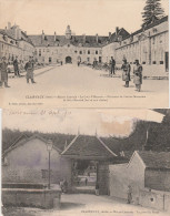 CLAIRVAUX    AUBE  10 -  2 CPA MAISON CENTRALE  1ERE PORTE   - COUR D'HONNEUR - Other & Unclassified