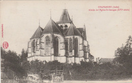 CHAVANGE  AUBE       10 -   CPA    L'ABSIDE DE L'EGLISE   SAINT GEORGES - Bar-sur-Aube