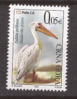 2002 10 WWF  SERBIA SRBIJA CRNA GORA MONTENEGRO  JUGOSLAVIJA JUGOSLAWIEN GESCHUETZTE  PELIKAN  MNH - Sonstige & Ohne Zuordnung