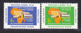 NATIONS UNIES NEW-YORK N°   91 & 92 * MLH Neufs Avec Charnière, TB  (D1333) - Nuovi