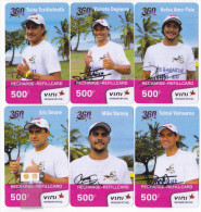 Polynésie Française - VINI - Team OPT 360 / Série Des 6 Cartes - 500 FCFP - 10-2011 - Luxe - Polinesia Francese