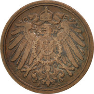 Monnaie, GERMANY - EMPIRE, Wilhelm II, Pfennig, 1907, Berlin, TTB+, Cuivre - 1 Pfennig