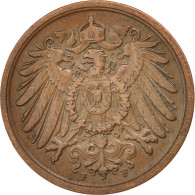 Monnaie, GERMANY - EMPIRE, Wilhelm II, 2 Pfennig, 1905, Frankfurt, TTB, Cuivre - 2 Pfennig