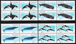 1999. Whalea And Dolphins 35 + 45 + 65 + 85 Kr. 4-Block. (Michel: 905-908) - JF191878 - Usati