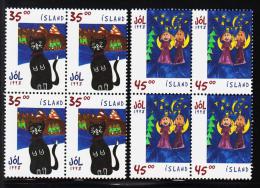 1998. JOL 35 + 45 Kr. 4-Block. (Michel: 900-901) - JF191881 - Used Stamps
