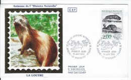 FDC Animaux De L'hitoire Naturelle - 1980-1989