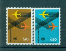 Nations Unies New Géneve 1978 - Michel N. 76/77 -  Sécurité Aérienne - OACI - ICAO - Unused Stamps