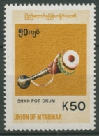 Birma (Myanmar) 1999 Freimarke: Einheimische Instrumente 347 Postfrisch - Myanmar (Birmanie 1948-...)